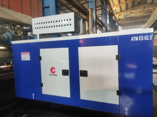 30 KVA Escorts Silent Diesel Generator – Soundproof Diesel DG Set for Office & Industrial Backup, Low Noise Running, Fuel Efficient Engine, Stable Output